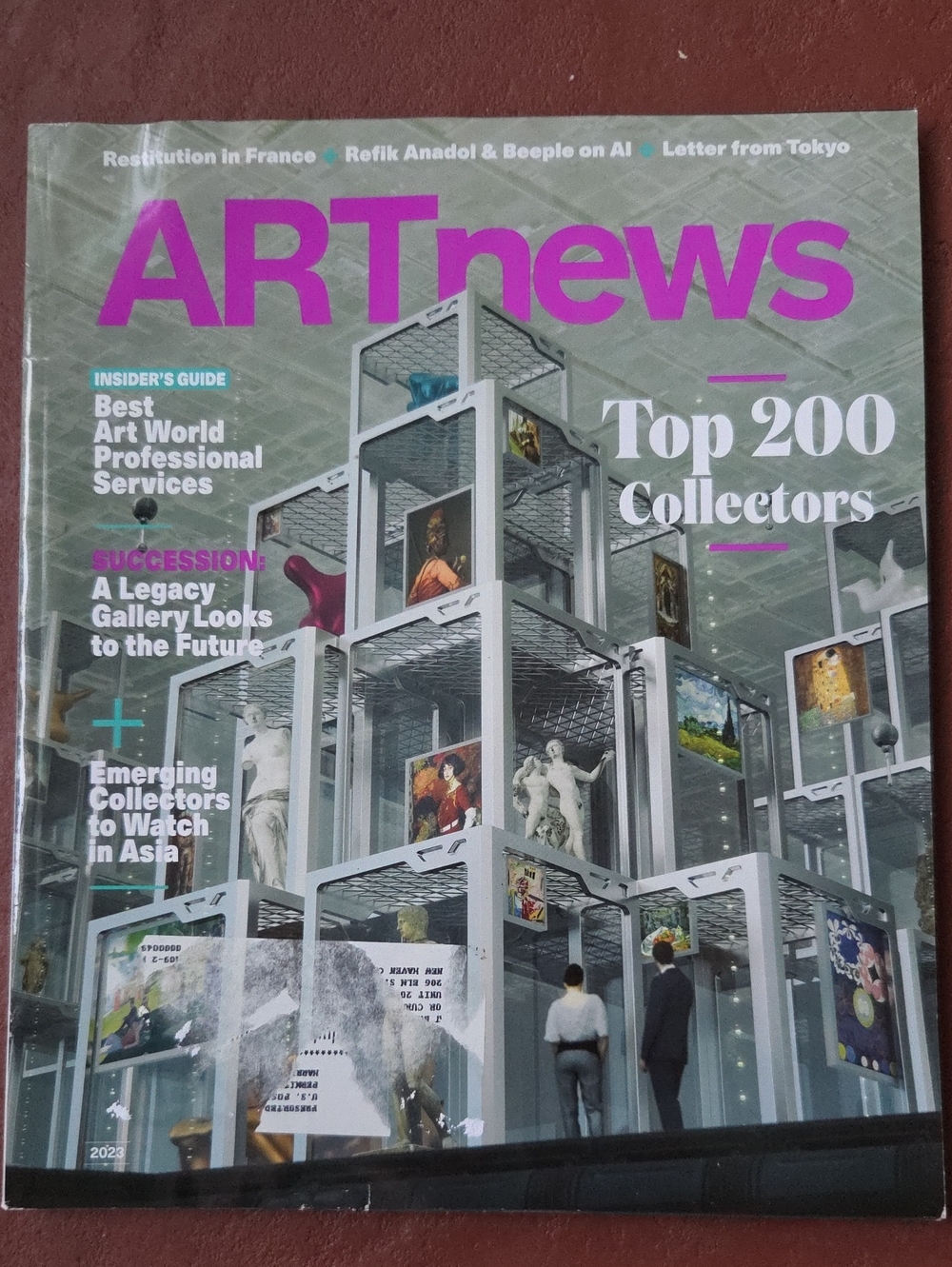 ART news Magazine - Top 200 Collectors Cover 2023